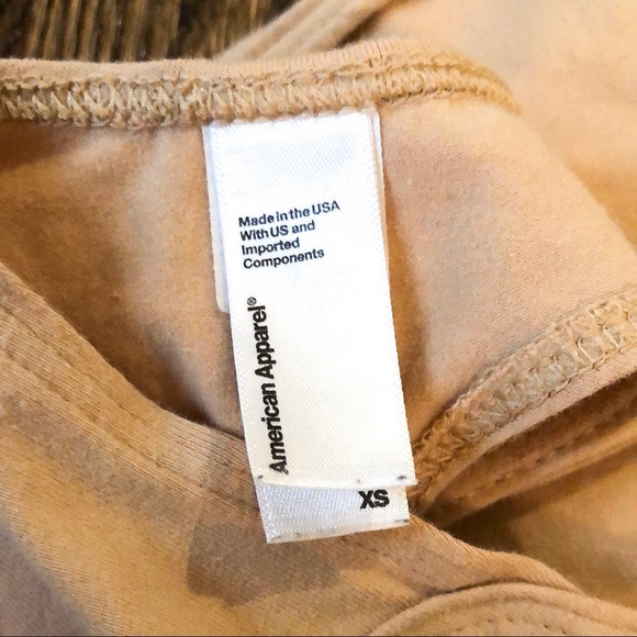 SOLD! American Apparel Cotton Spandex Deep Cut Bodysuit - Picture 11 of 11